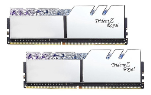 Memoria Ram Trident Z Royal Gamer Color Plateado 32gb 2 G.skill F4-4000c18d-32gtr