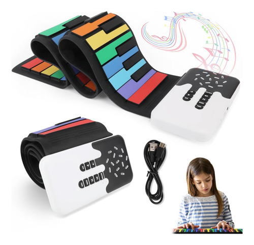 Teclado Musical Para Niños Pianos Digital 49 Teclas