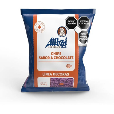 Chispas de Chocolate Violeta Alpezzi Mini Kisses Vainilla 500g para Derretir | MercadoLibre
