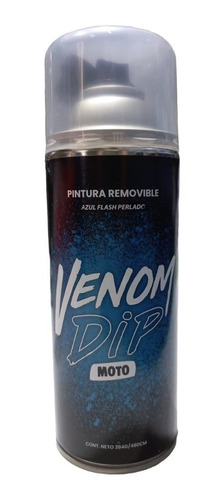 Pintura Spray Removible Moto Venom Dip Azul Aerosol Mav