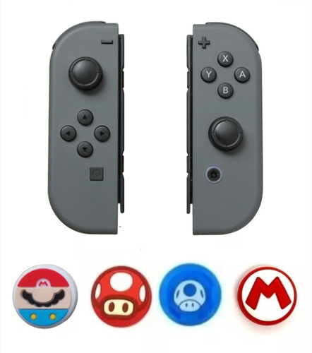 4 Gomas Mario Control Joystick Switch Y Lite Thumb Protector