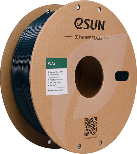 Esun Pla+ Filamento 3d 1.75mm Color Green