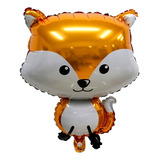 Decoración Globo Animales Del Bosque Zorro Naranja Selva