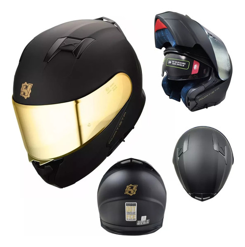 Casco Hax Ece2206 Abatible Gama Hombre O Mujer + Mica Gratis