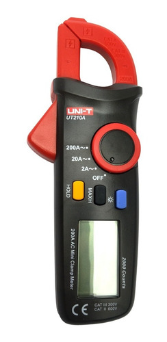Mini Pinza Volti-amperimétrica Ut210a Uni-t 200a