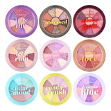 Paleta De Sombras Mini Ruby Rose De 9 Colores + Iluminador