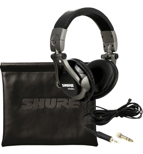 Fone De Ouvido Profissional Shure C/ Bolsa Srh550dj Para Dj 