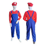 Disfraz Inspirado  En  Mario Bros Y Luigi Adulto