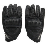 Outlet Par Guantes Cuero Moto Pista Urbano Protecciones