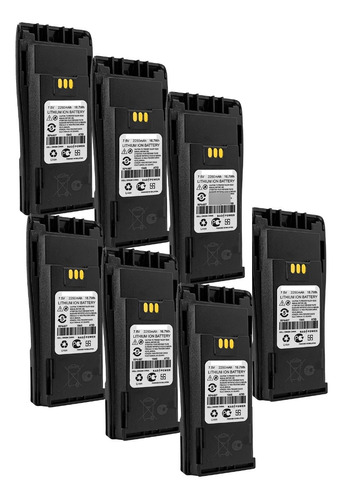 7 Baterías Rad Power Radios Motorola Dep450 Ep450 Nntn4497