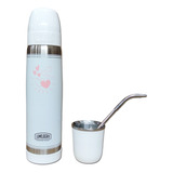 Termo Lumilagro Inox. C2 + Mate B + Bombilla 350 - Fdn