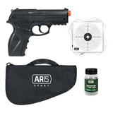 Pistola Airsoft Pressão Co2 Rossi C11 4.5 + Combo Tático 05