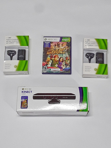 Kinect Mas Dos Carga Y Juego + Un Juego Original