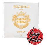 Cuerda Suelta Jargar Superior Sol  Cello G De Acero/wolfram