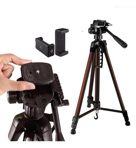 Tripé Profissional Camera, Celular 1,80cm Mtg-3018 + Suporte