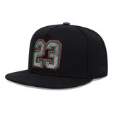 Gorra Jockey Michael Jordan 23 Bordado Visera Recta