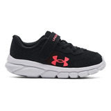 Zapatilla Niña Ua Ginf Assert 9 Ac Negro Under Armour