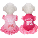 2 Vestidos De Perro Para Perros Pequeños, Linda Niña, Vestid