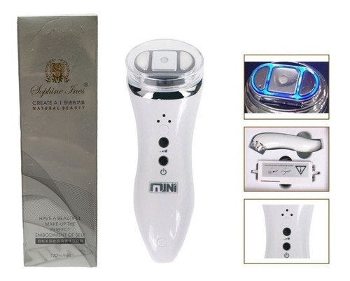 Pack De Crema+maquina Prof Radiofrecuencia Facial Portatil 