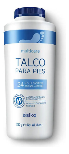 Multicare Talco Para Pies - 230 Gramos - Esika