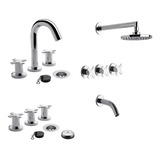 Set De Baño Fv Alerce Lavatorio Duchac/trans +bide /d7 