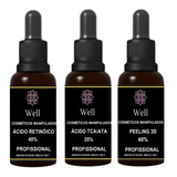 Kit De Peelig (retinóico 40% 30ml+tca 35% 30ml + 3d 40%30ml)