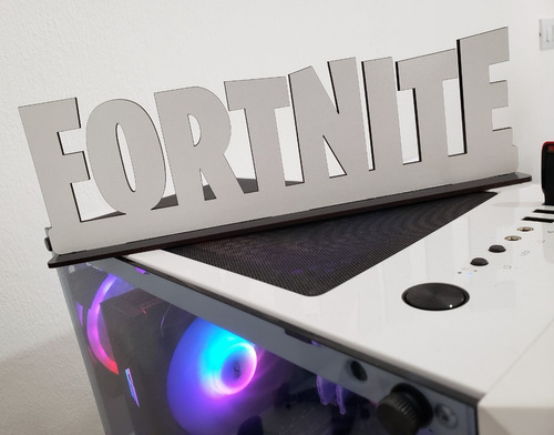 Placa Fortnite Decoração Quarto Gamer Setup Jogo Geek