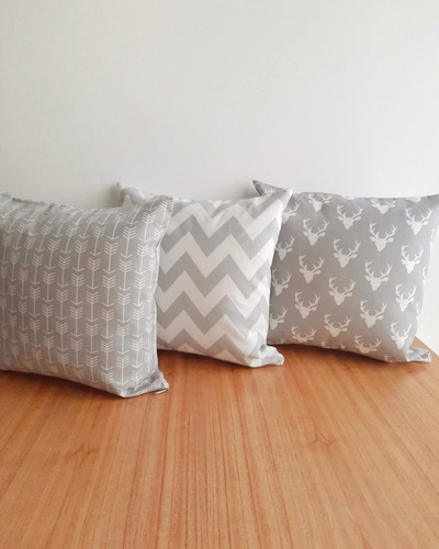 Almohadones Chevron Y Más Estampados Nórdicos - 40x40 O 50x30 - Con Relleno - Oferta!