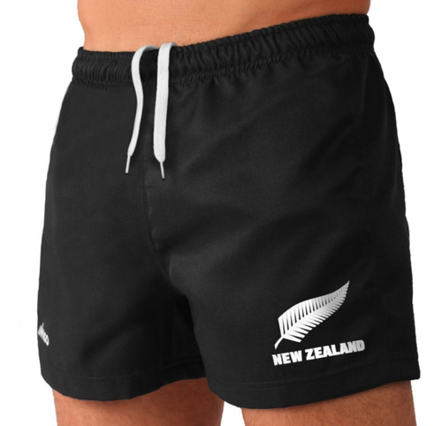 Pantalon Corto De Rugby Imago All Blacks Reforzado Nuevo