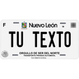 Placas Auto Metalicas Personalizadas Nuevo Leon 2020