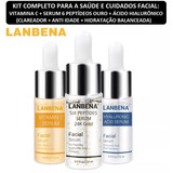 Kit Completo Ácido Hialurônico + Vitamina C 20% + Colágeno