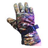 Guantes Moto Camuflado Termico Corderito Invierno Nieve Frio