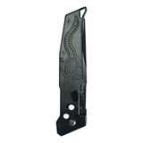  Cuchillo Cortapluma Automatico Diseño Cocodril Caza Outdoor