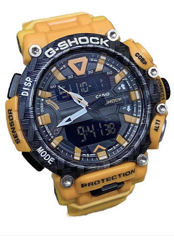 Relógio Masculino G-shock Mudmaster Gp Preto/amarelo