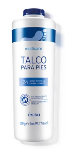 Esika ;  Talco Para ´pies . 500g