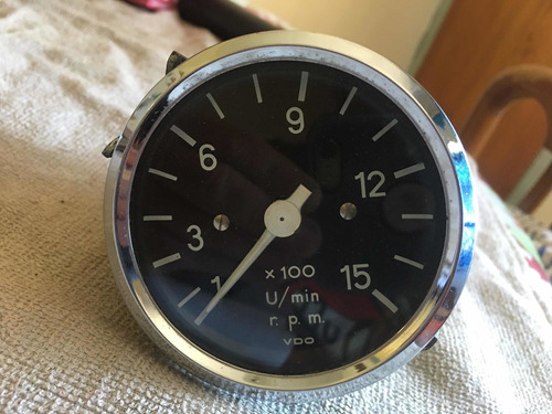 Reloj Rpm Cuenta Vueltas Vdo Mecanico Antiguo Impecable