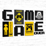 Placas Gamer E Letras Gamer Over