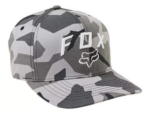 Jockey Fox Lifestyle Bnkr Flexfit Camo Negro