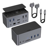 Dock Station 18x1 Hub Cabletime Ssd M.2 Usb C Hdmi 4k 60hz