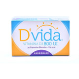 Andromaco Dvida Vitamina D3 800 Ui 35 Cápsulas Blandas