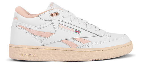 Zapatillas Reebok Club Cmid Ii Revenge Blanco Rosa Mujer