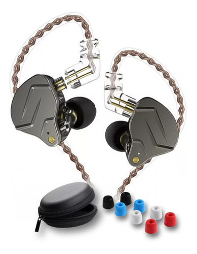 Audífonos Kz Zsn Pro Sin Micrófono Monitores In Ear Hifi 