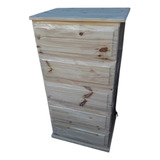 Cajonera De Pino 65 Cm Con Guías