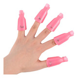 Dr.nail 10 Clips Profesionales De Plástico Acrílico Para Uña