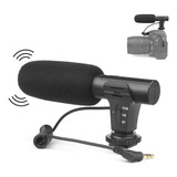 Microfone Dslr Direcional Filmadora Canon Nikon Lançamento