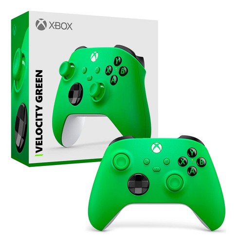 Controle Sem Fio Microsoft Xbox One S/x Velocity Green Verde