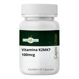 Vitamina K2 Mk7 100mcg Saúde Óssea E Cardíaca 120caps