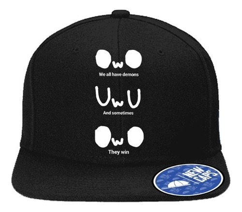 Gorra Plana Owo Uwu Owo Emoticon #a27