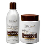 Kit Forever Liss Mandioca Shampoo 300ml + Máscara 250g