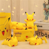 Set De 4 Lamparas Pikachu De Noche
